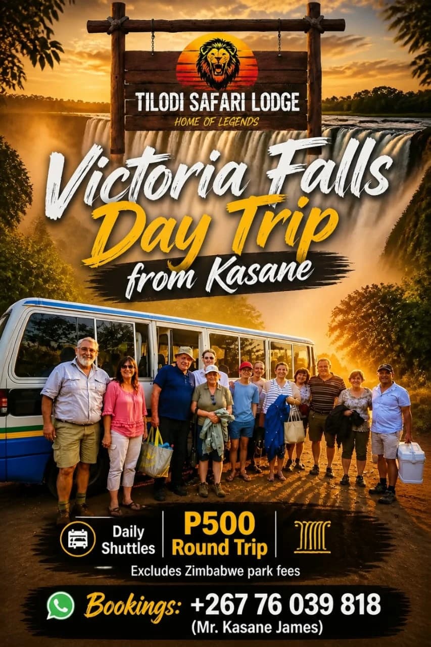Victoria Falls day trip from Kasane poster